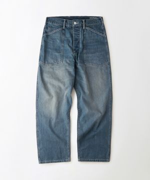 US ARMY M-35 DENIM PANTS_L.BLUE