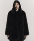 LUXE FUR MIDI JACKET_BLACK