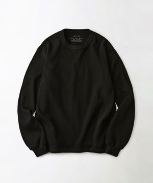 THERMAL LONG SLEEVE TEE_BLACK