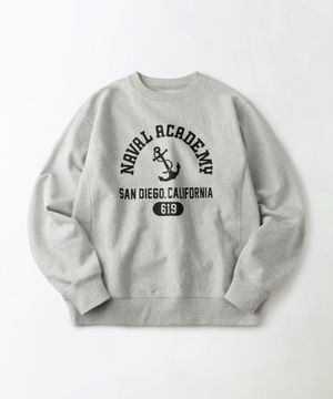 MIL SERIES SWEAT(NAVAL ACADEMY)_3%MELANGE GRAY