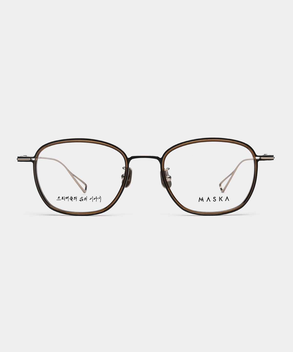 마스카(MASKA) Cloud_A2 01Br A 클라우드 A2 브라운 골드 아세테이트
