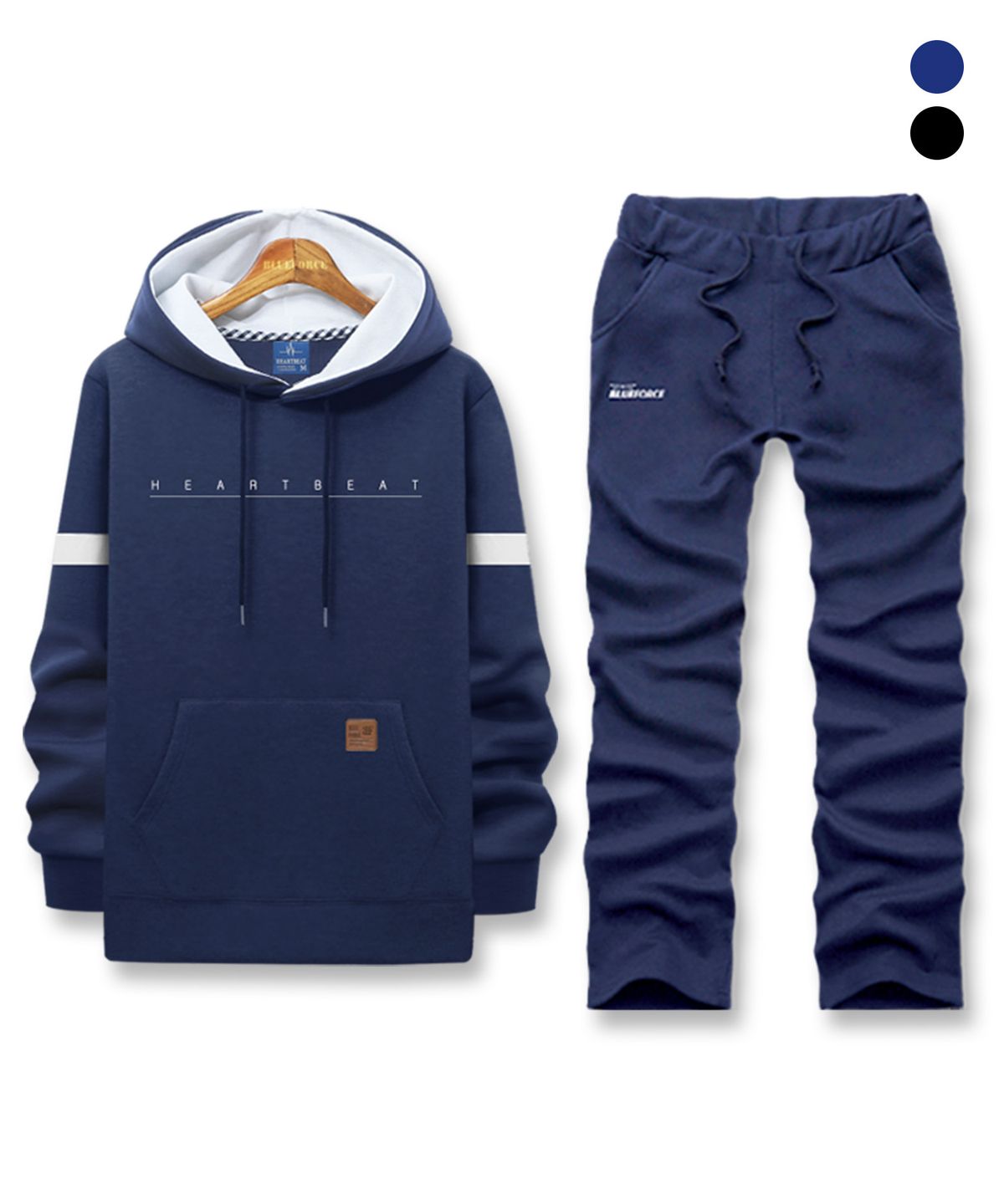 블루포스(BLUEFORCE) [SET] 렙링스 후드티 데일리 스웨트 트레이닝 세트