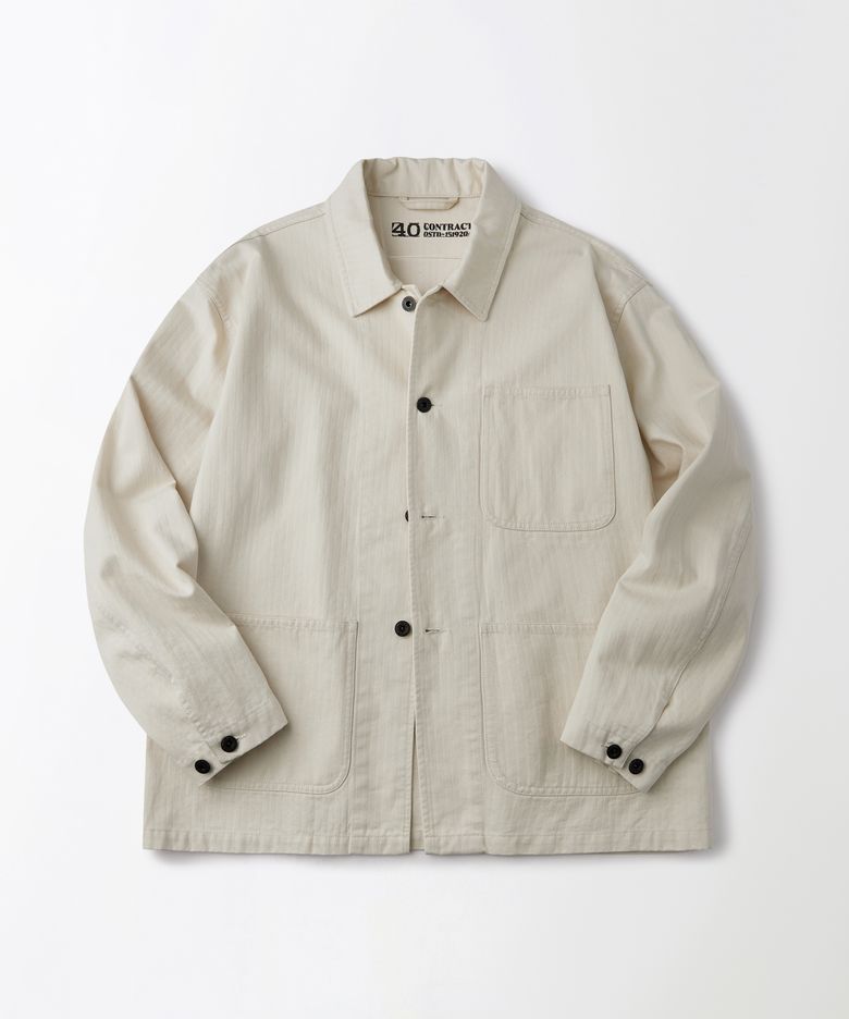 USN N-3 HBT JACKET_ECRU