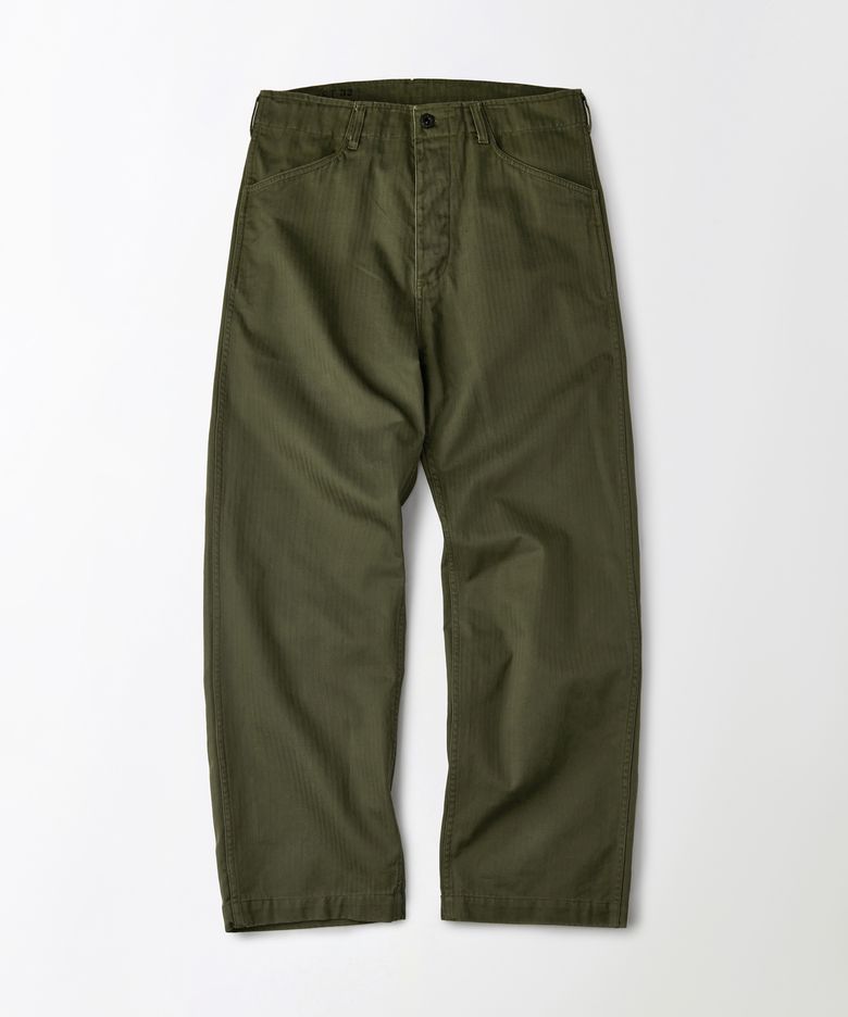 USN N-3 HBT PANTS_OLIVE GREEN