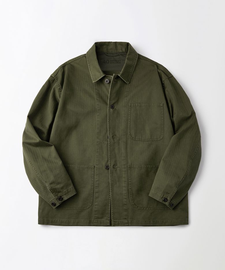 USN N-3 HBT JACKET_OLIVE GREEN