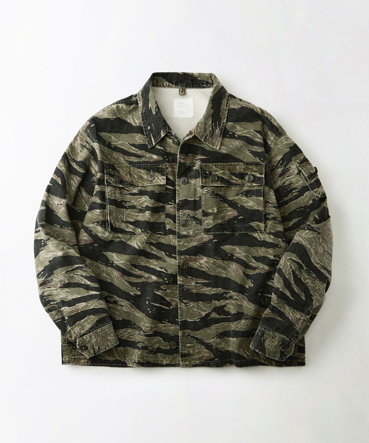 아웃스탠딩(OUTSTANDING) TDS TIGER CAMO MILITARY JACKET_TIGER CAMO