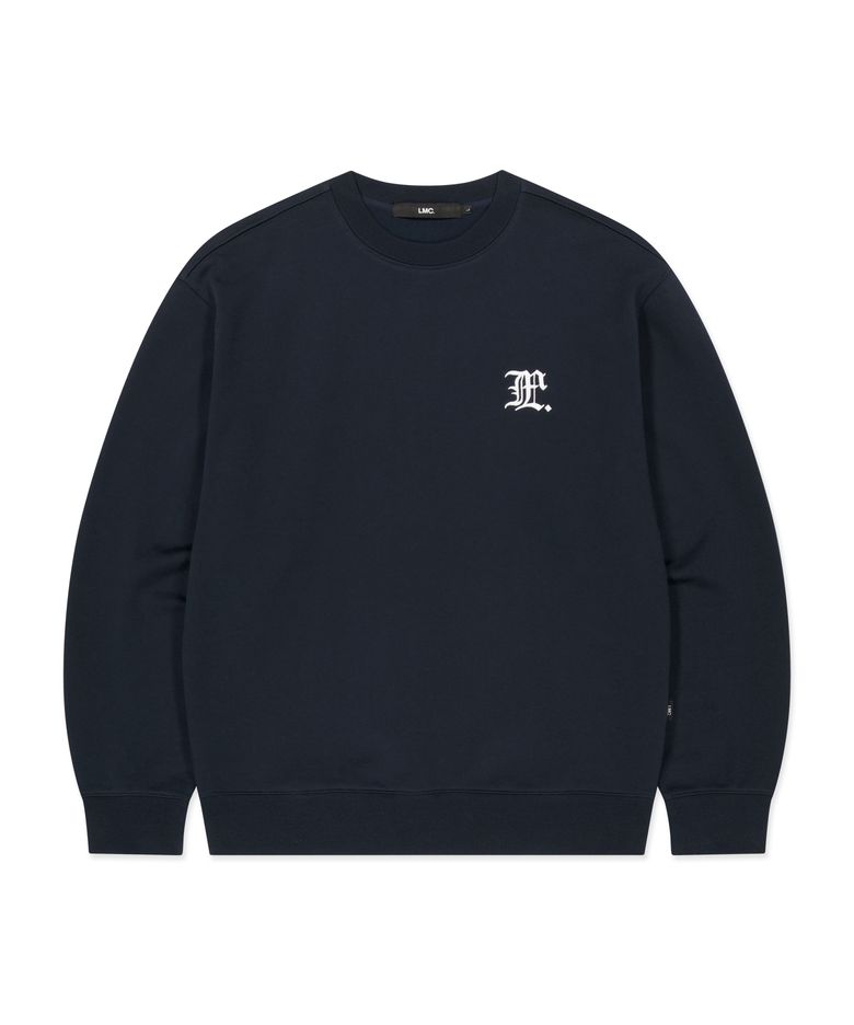 GOTHIC SWEATSHIRT navy