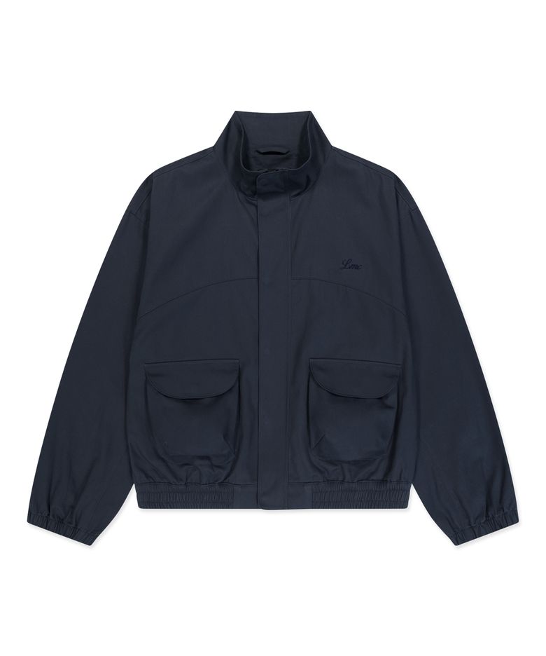 CARGO BOMBER JACKET navy