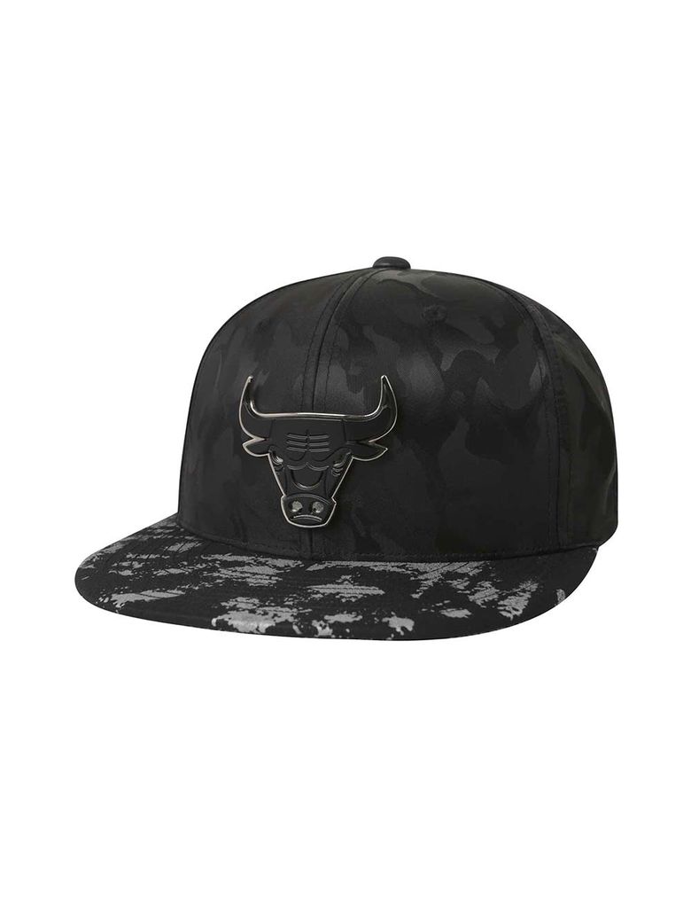 BULLS 조립형 장식 하드 스냅백 블랙
