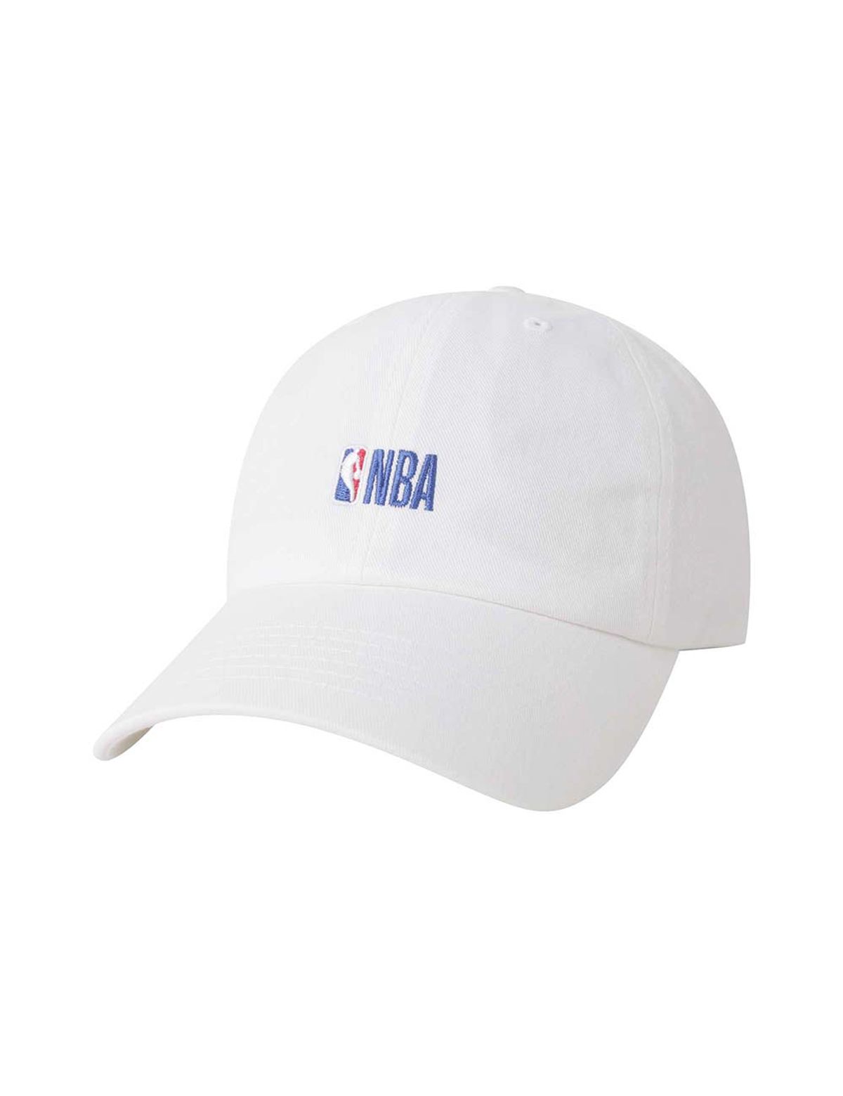 엔비에이(NBA) 베이직 로고 소프트 볼캡 화이트