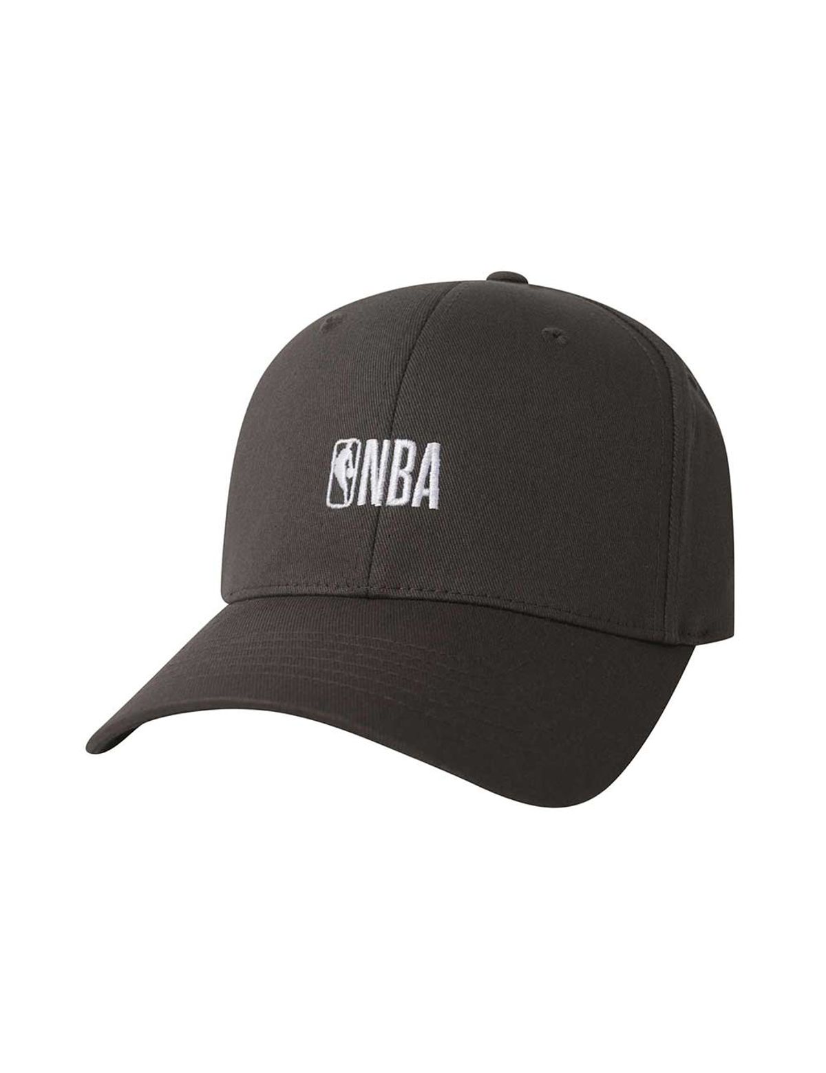 엔비에이(NBA) 베이직 로고 하드 볼캡 (컴포트 핏) 다크 그레이