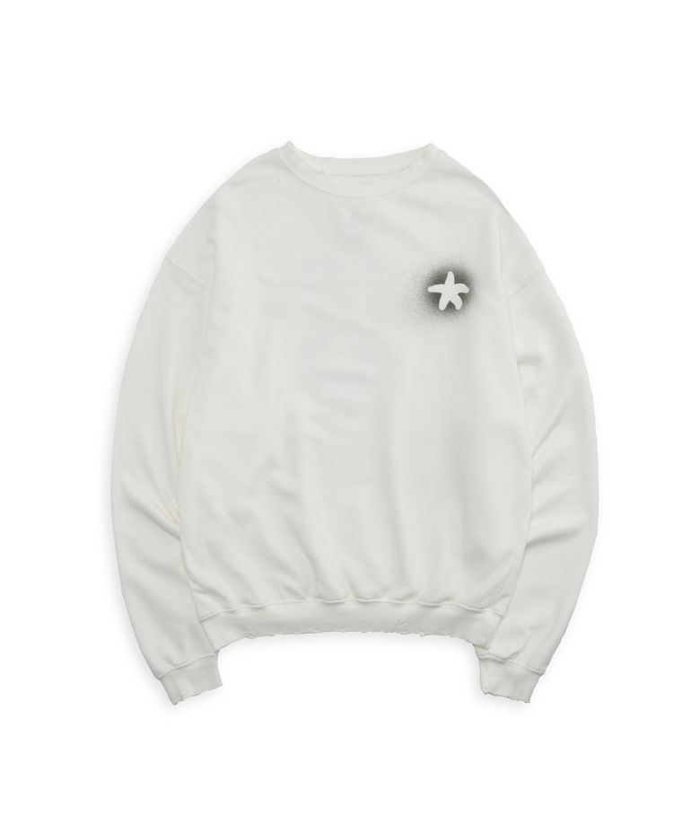 I hate TWD vintage Soft fleece sweatshirts in cream