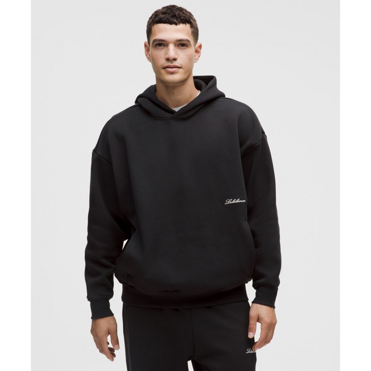 룰루레몬(LULULEMON) 멘즈 빅 코지 풀오버 후디  BLK