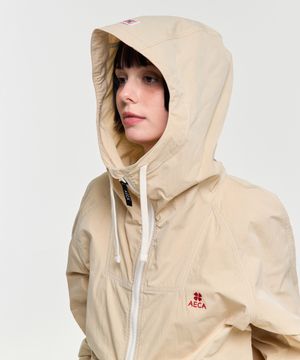 STITCH HOODIE SPORTS JUMPER-BEIGE