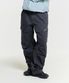 FRONT POCKET STRIPE WASHED PANTS-CHARCOAL