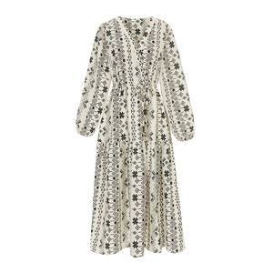 브이넥스트링패턴원피스_V6A-COP003