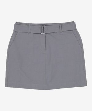 벨티드 미니 스커트  애쉬 (353927MQ74) L