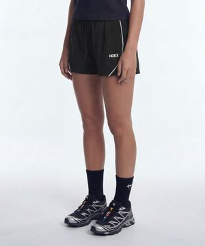 이지 에어리 파이핑 쇼츠 W (Black)