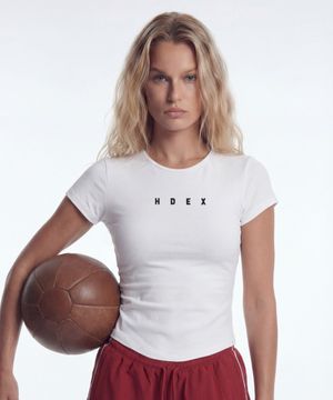 액티브 몬드 슬림핏 숏 슬리브 (White)