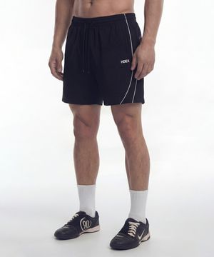 이지 에어리 파이핑 쇼츠 (Black)