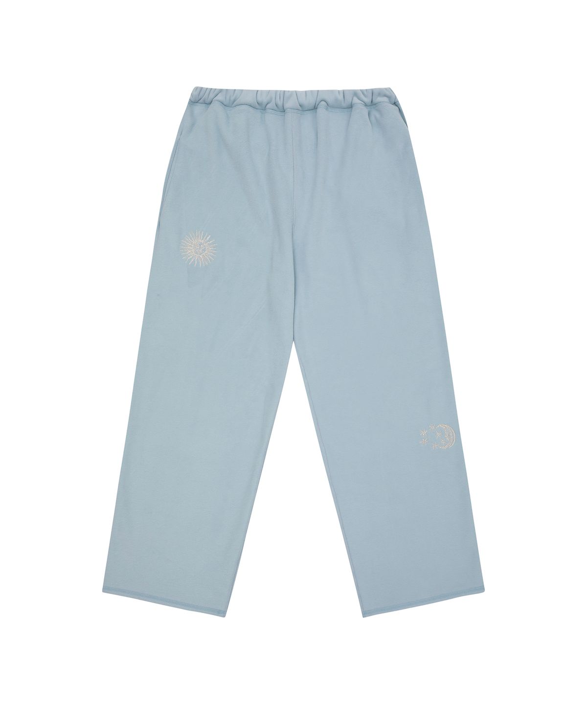 투위드(TUEWID) Tuewid Light weight fleece set up Pants in powder blue