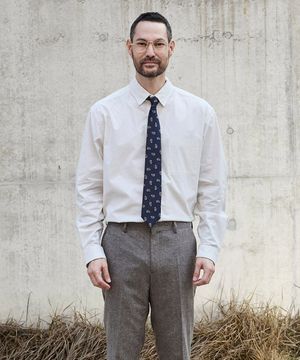 CODIGALLERY 어반 코튼 조직감 셔츠 아이보리 (릴렉스핏)_CDSVC22NTI