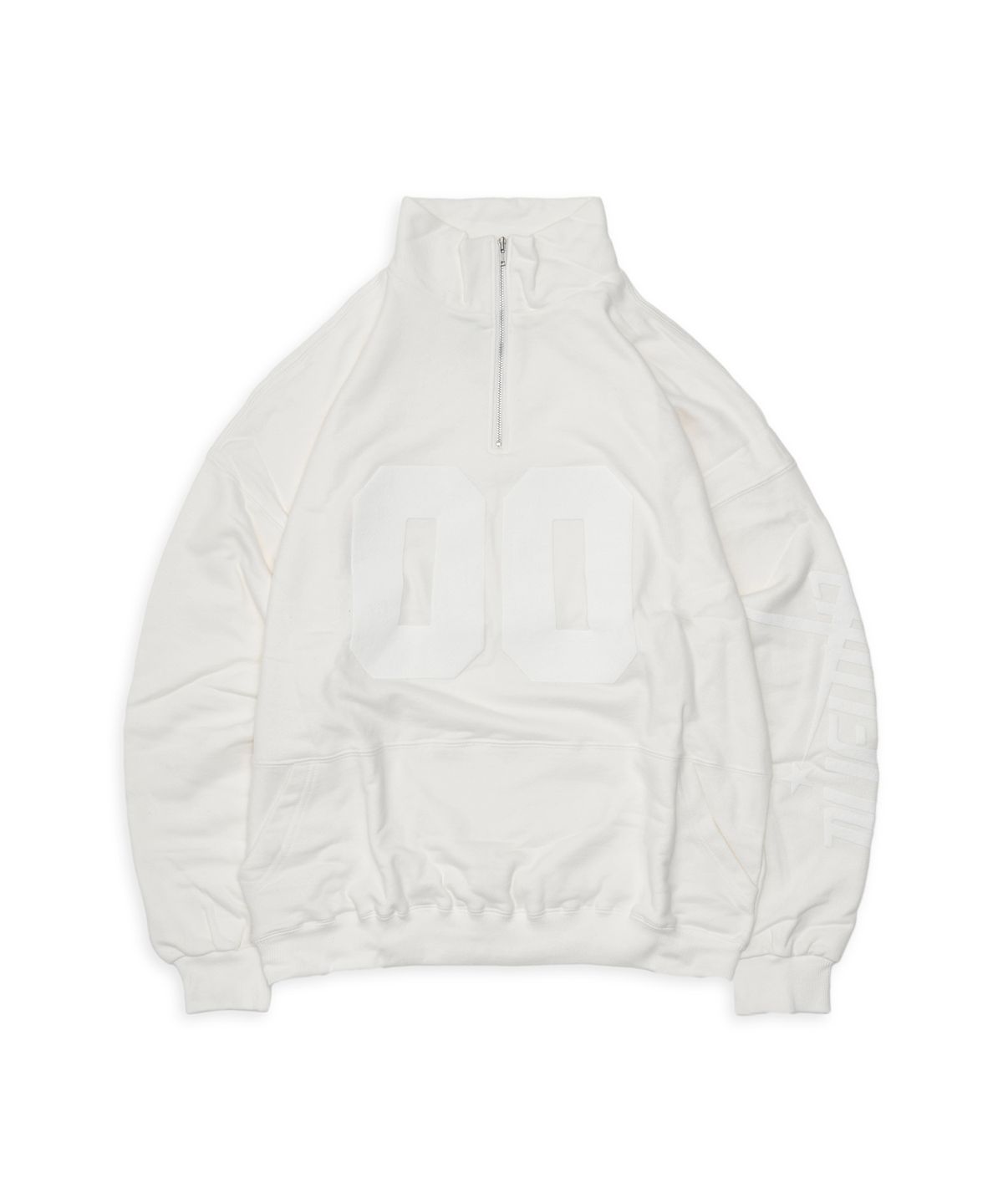 투위드(TUEWID) tuewid 00 doughy half zip up in blanc