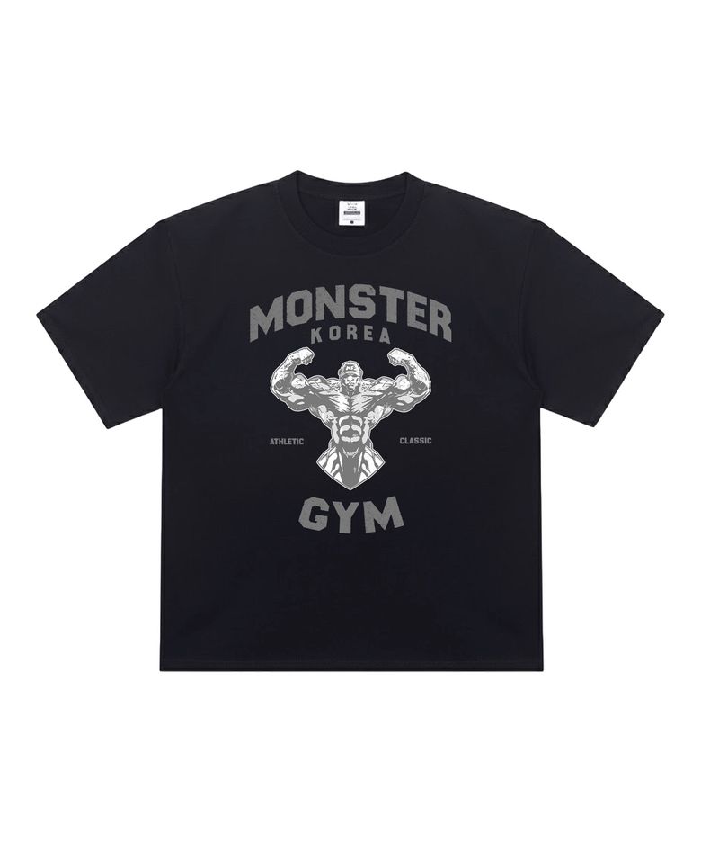 KM12 MONSTER ATHLETIC 반팔티 블랙
