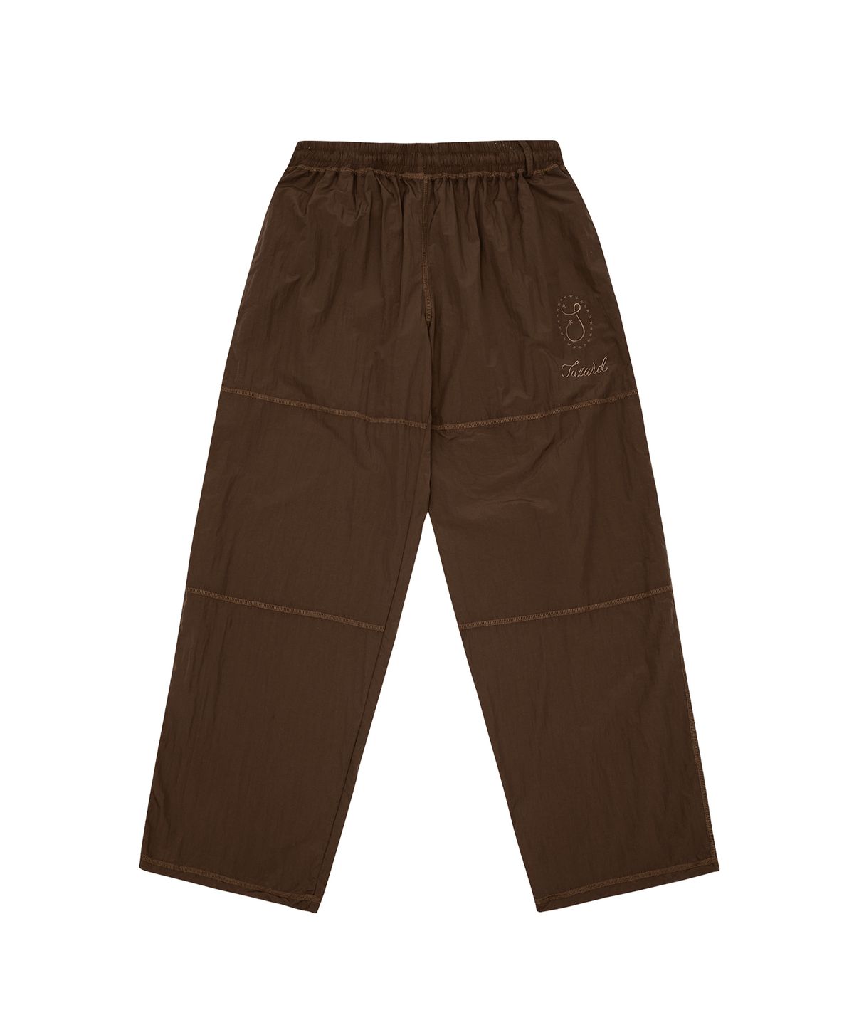 투위드(TUEWID) Tuewid light weight tracksuit pants Brown