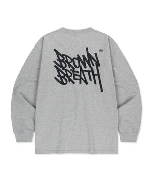 TAG OG LONGSLEEVE - MELANGE GREY