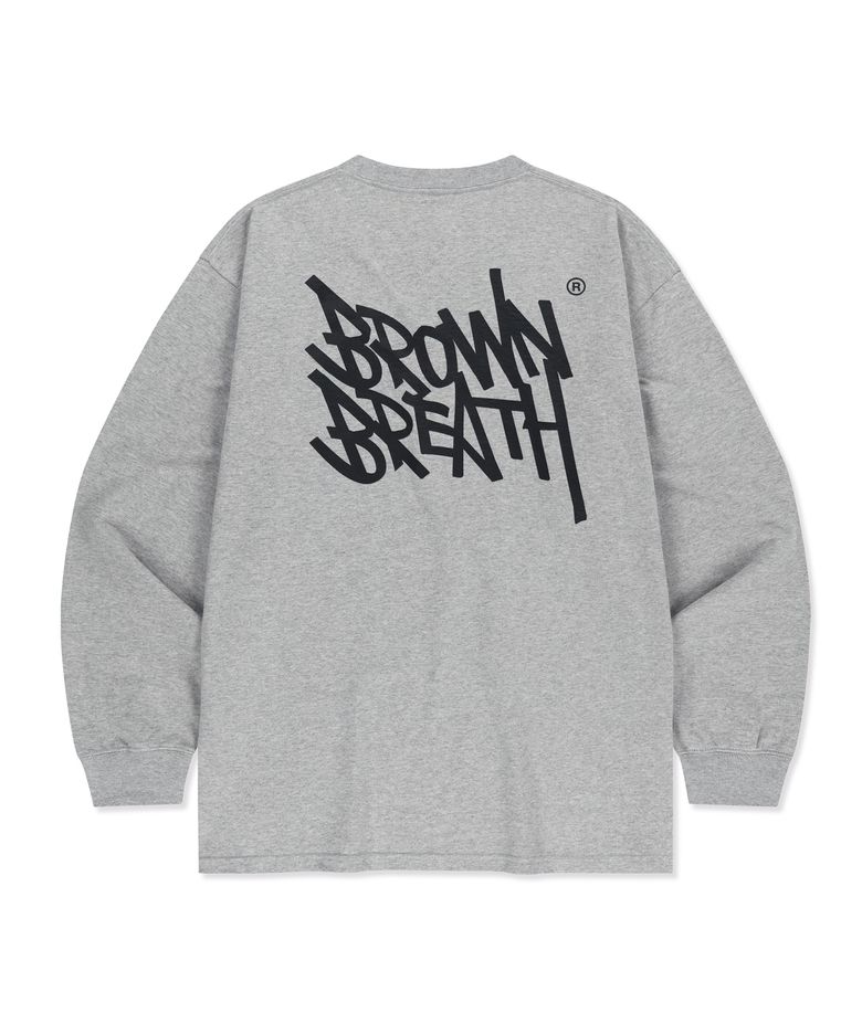 TAG OG LONGSLEEVE - MELANGE GREY