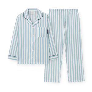 여성 H006 데페슈블 긴소매 파자마 세트