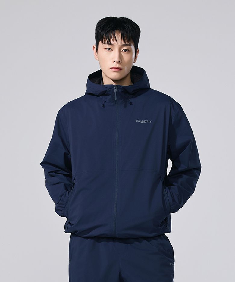 남성 기능성 2L 우븐 트레이닝 후드 자켓 (D/NAVY)