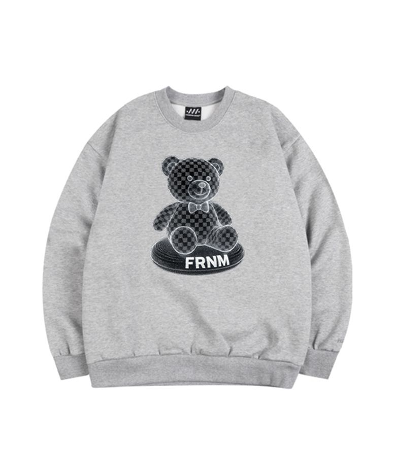 (기모) FRNM 시티베어 럭스 맨투맨 티셔츠