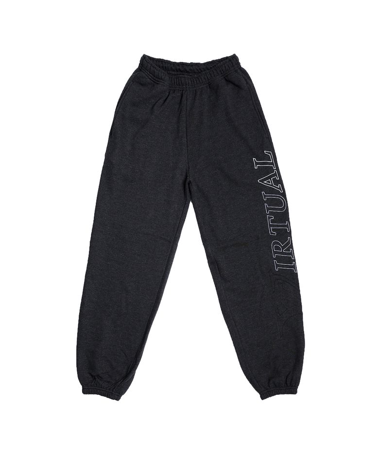 TUEWID Virtual Lover Sweatpants in Standard fit Dark Grey
