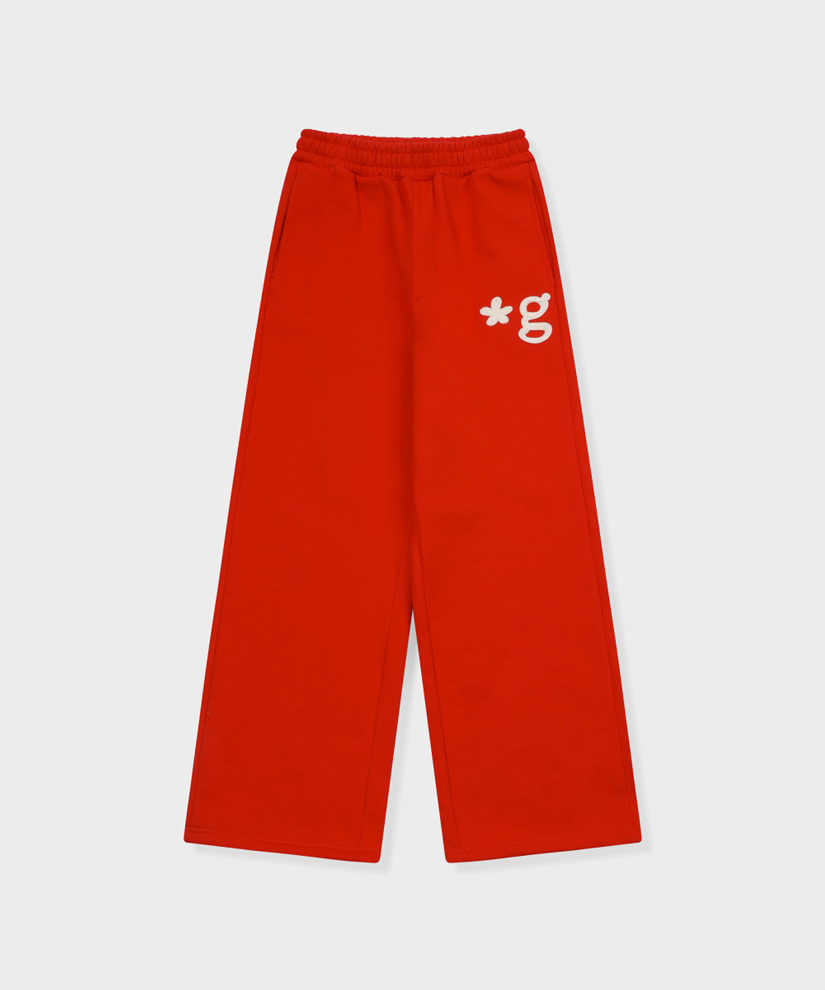 글런든(GRUNDEN) HAND WORK FLUFFY PANTS (RED)
