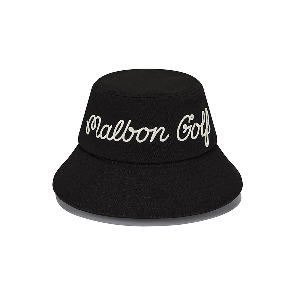 말본 골프(MALBON GOLF) 베이직 레터링 버킷햇 BLACK
