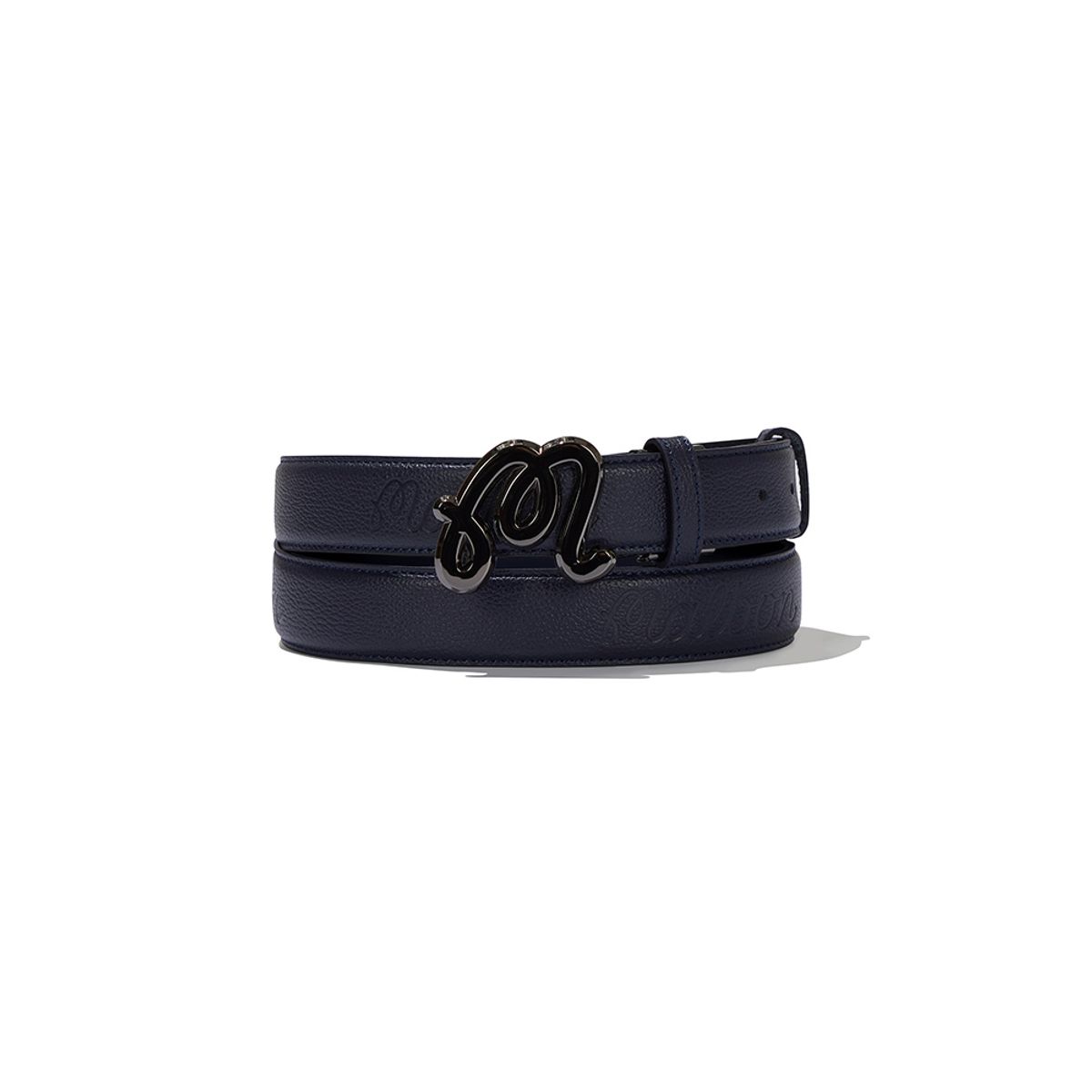 말본 골프(MALBON GOLF) M 로고 장식 벨트 NAVY