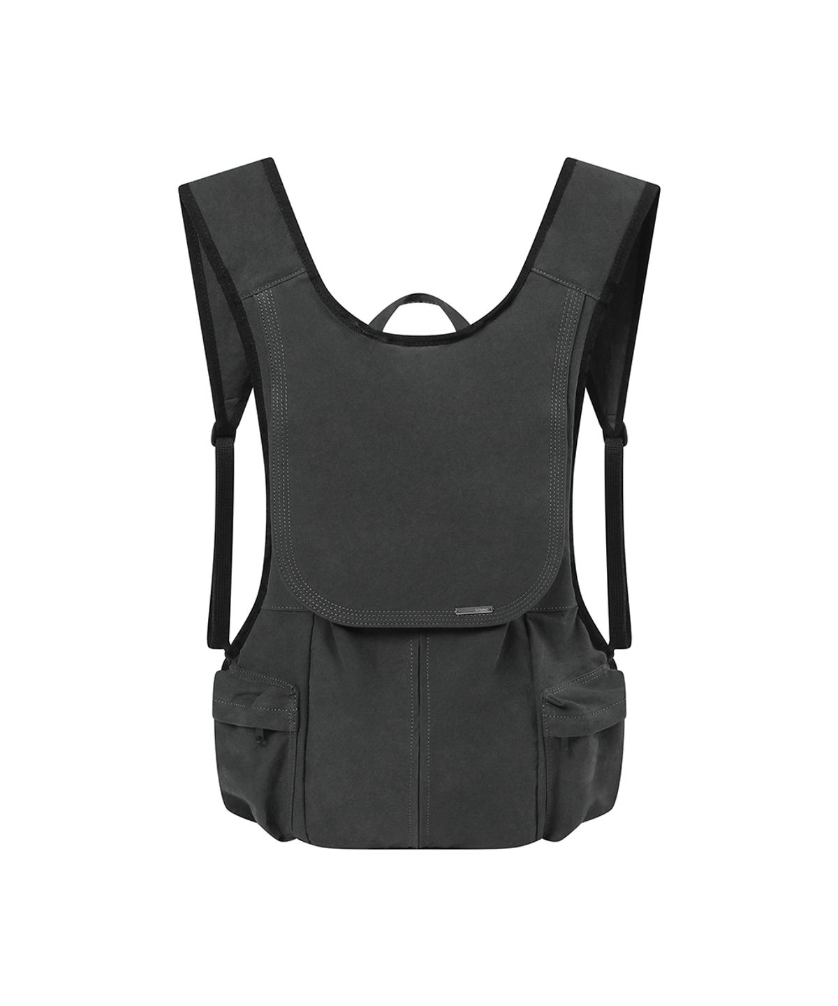 미세키서울(MISEKI SEOUL) Side pocket vest backpack CHARCOAL