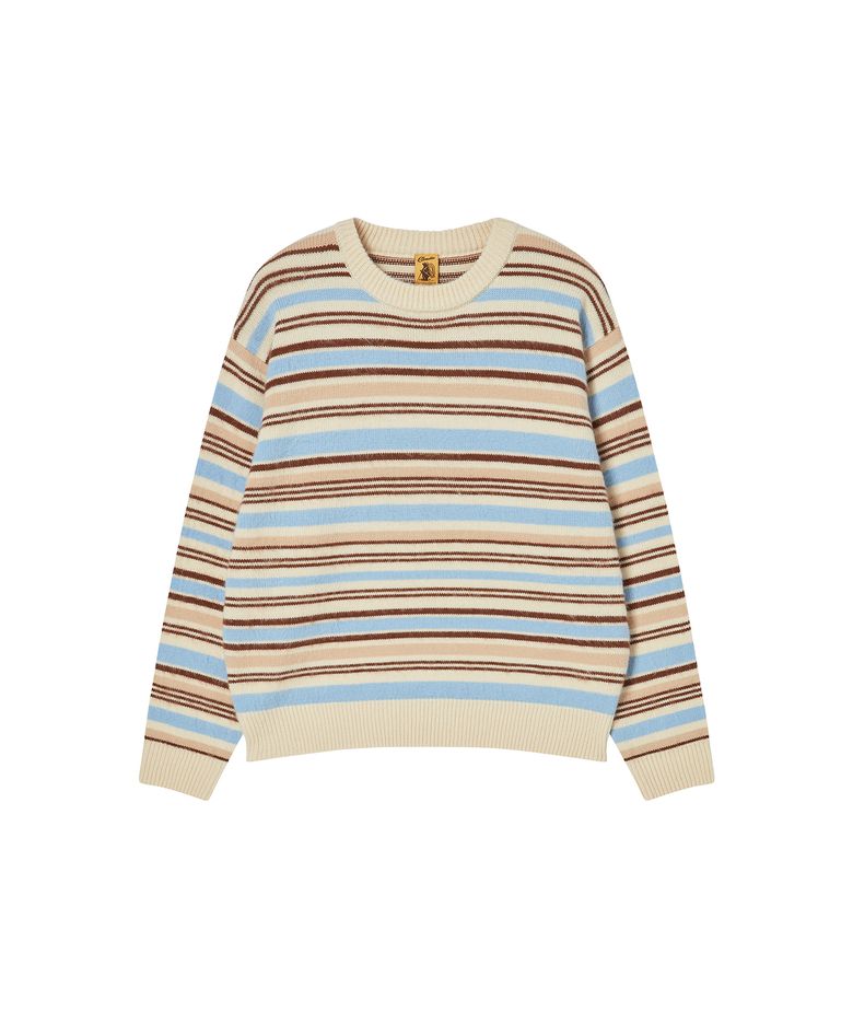 STRIPE PULLOVER SWEATER [2 COLOR]