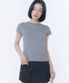 [레이 PICK] Blur quote short sleeve CHARCOAL