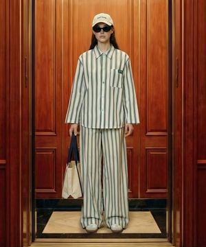 남녀공용 H104 모스미어 긴소매 파자마 세트