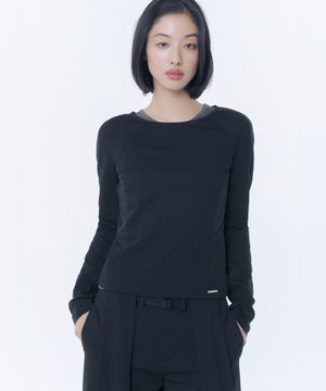 Shirt combination long sleeve BLACK