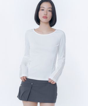 Shirt combination long sleeve WHITE