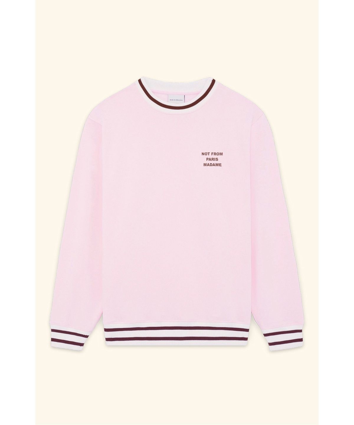 드롤드무슈(DROLE DE MONSIEUR) 스포츠 슬로건 스웻셔츠Sweatshirt Slogan Sport D0TSS26200PIL