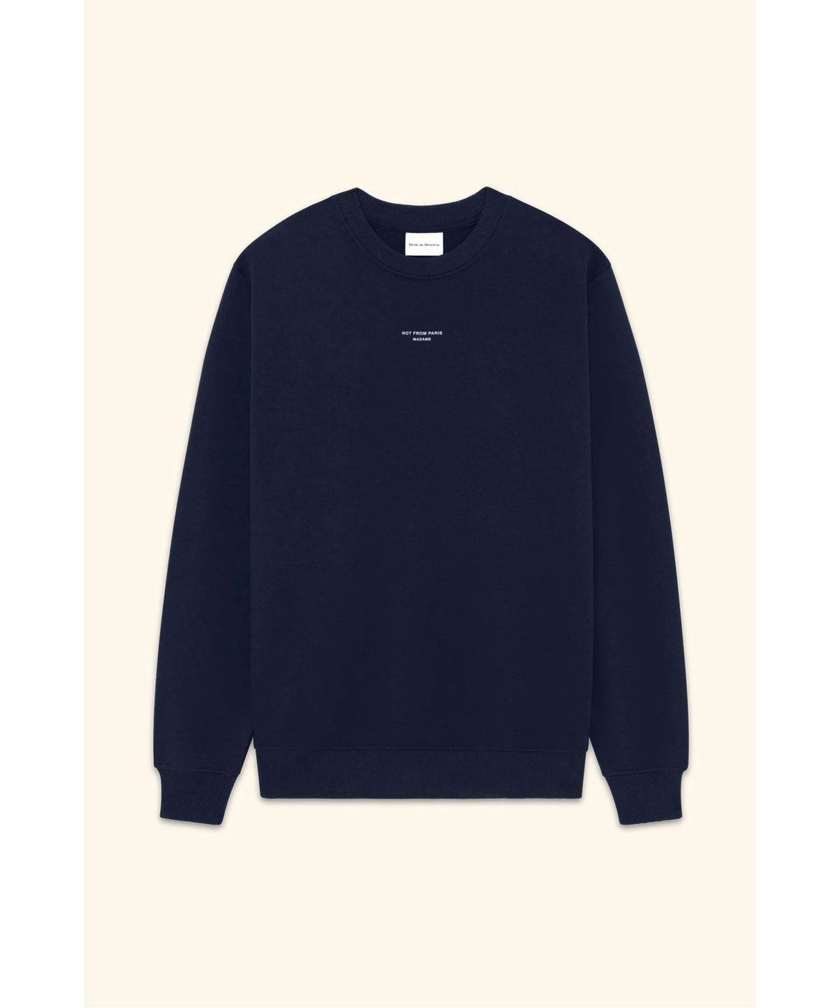 드롤드무슈(DROLE DE MONSIEUR) 클래식 슬로건 스웻셔츠Le Sweatshirt Slogan D0TSS26002NYX