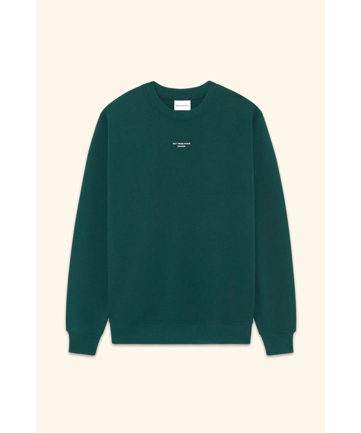 드롤드무슈(DROLE DE MONSIEUR) 클래식 슬로건 스웻셔츠Le Sweatshirt Slogan D0TSS26002GRD