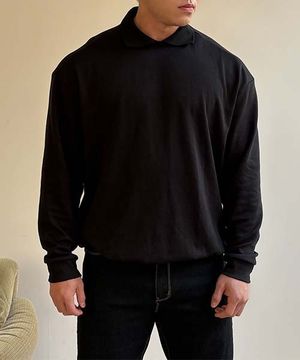 쏙쏙숨티 자동넣입 오버핏 카라 맨투맨 [XL-6XL]