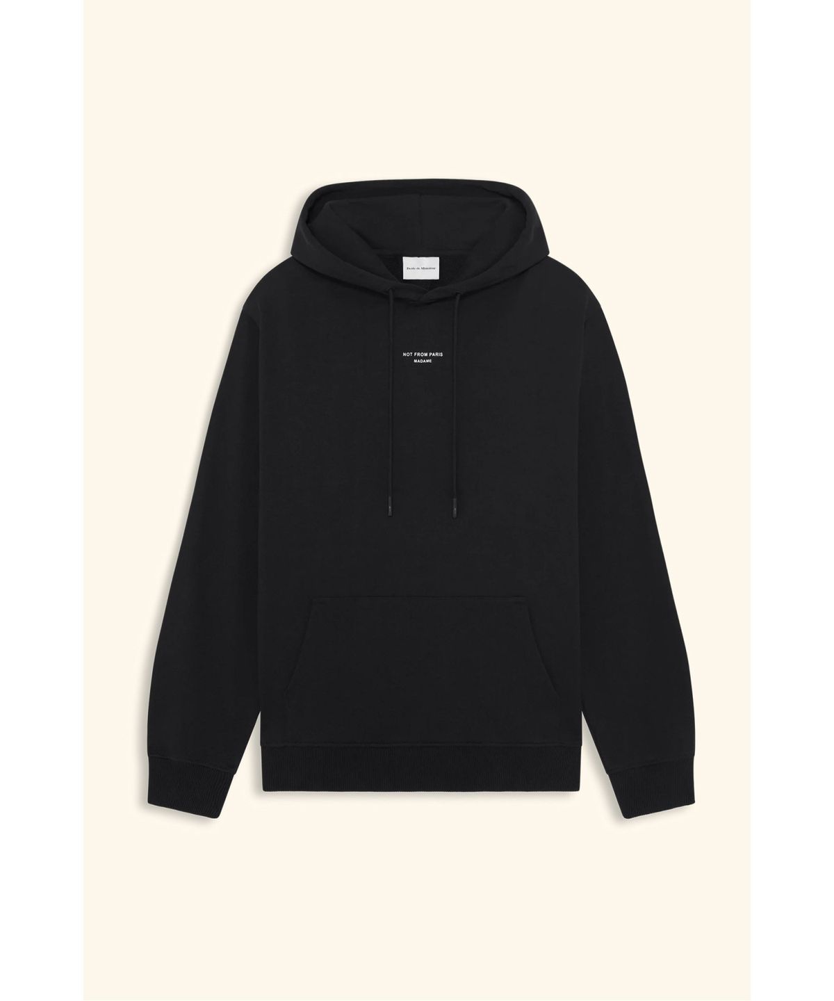 드롤드무슈(DROLE DE MONSIEUR) 클래식 포켓 슬로건 후디Le Hoodie Slogan Poche Classique D0THS26002BKX