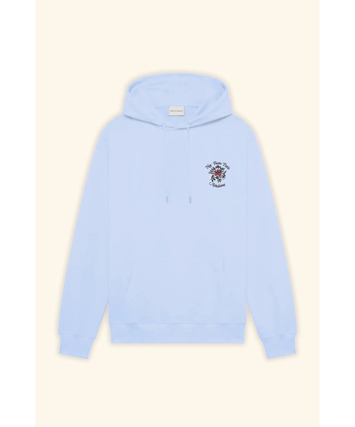 드롤드무슈(DROLE DE MONSIEUR) 로즈 슬로건 후디Hoodie Slogan Rose D0THS26201BUL